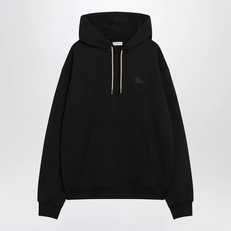 Black Sweatshirt With Check-Pattern Inserts sold by Wanan Luxury