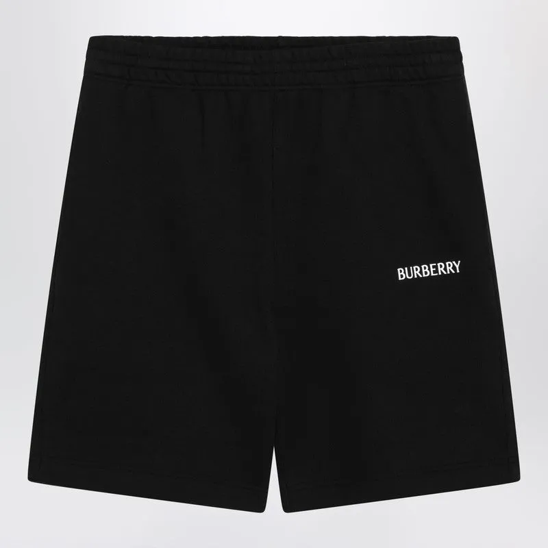 Black Logo Shorts made by Burberry