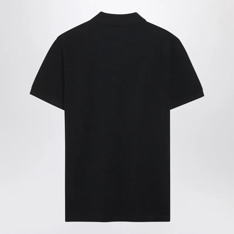 Black Piqué Polo Shirt sold by Wanan Luxury product image thumbnail 2