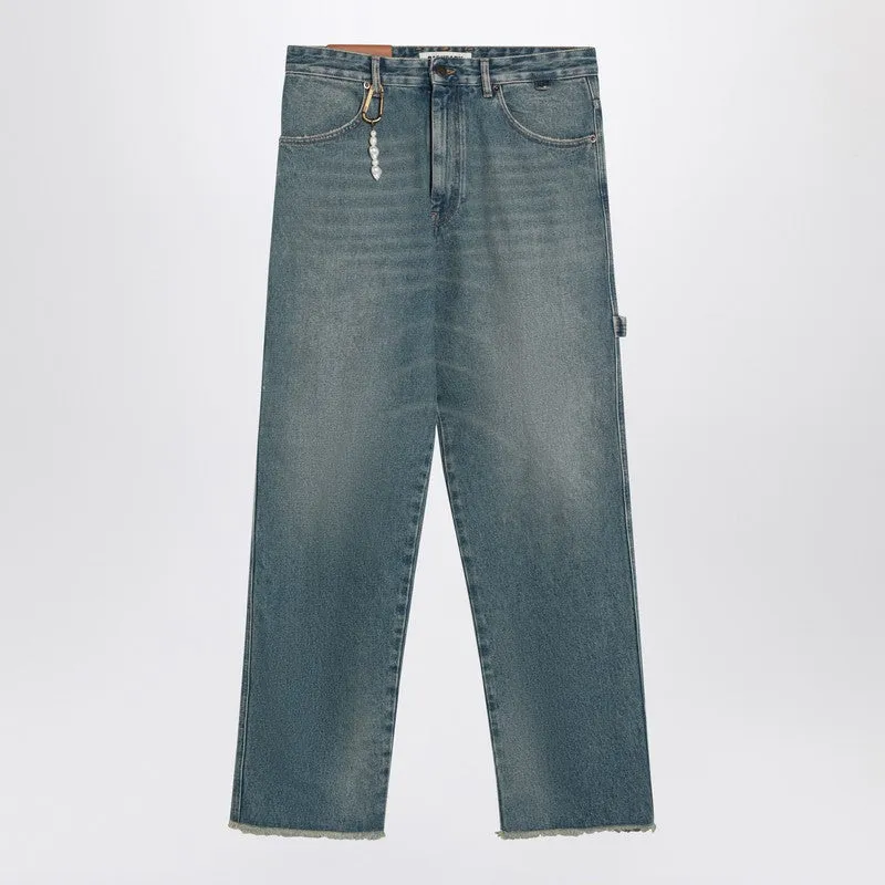 Blue Washed-Out John Jeans sold by Wanan Luxury