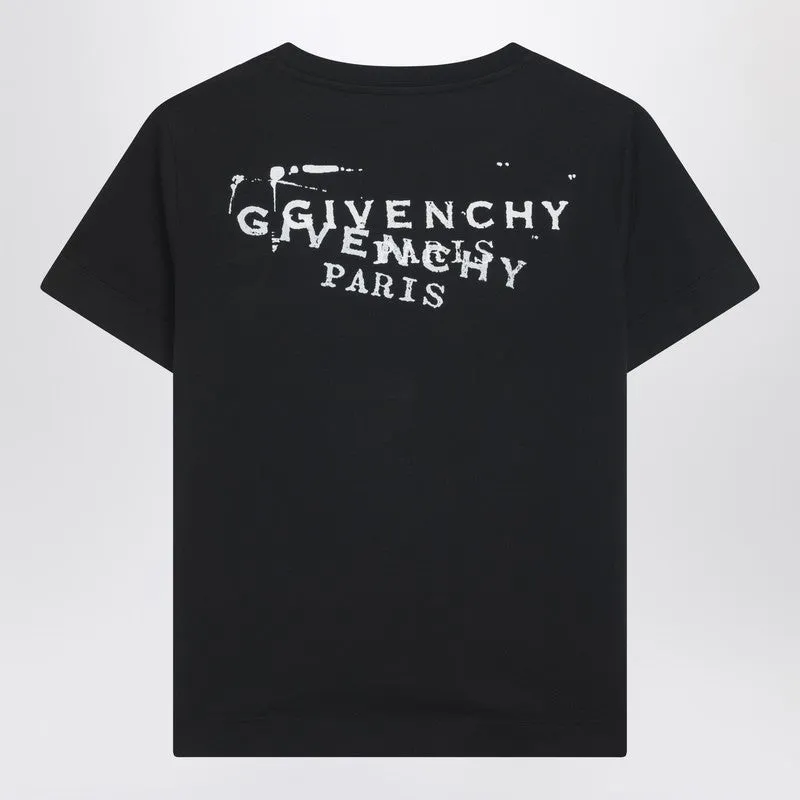 Black T-Shirt With Givenchy Stamp Print sold by Wanan Luxury product image thumbnail 2