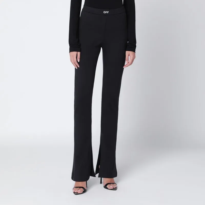 Black Trousers With Off Logo sold by Wanan Luxury