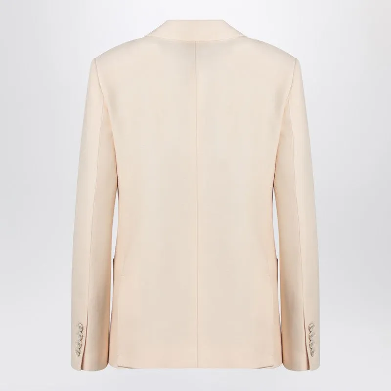 Wool And Silk Single-Breasted Jacket sold by Wanan Luxury product image thumbnail 2