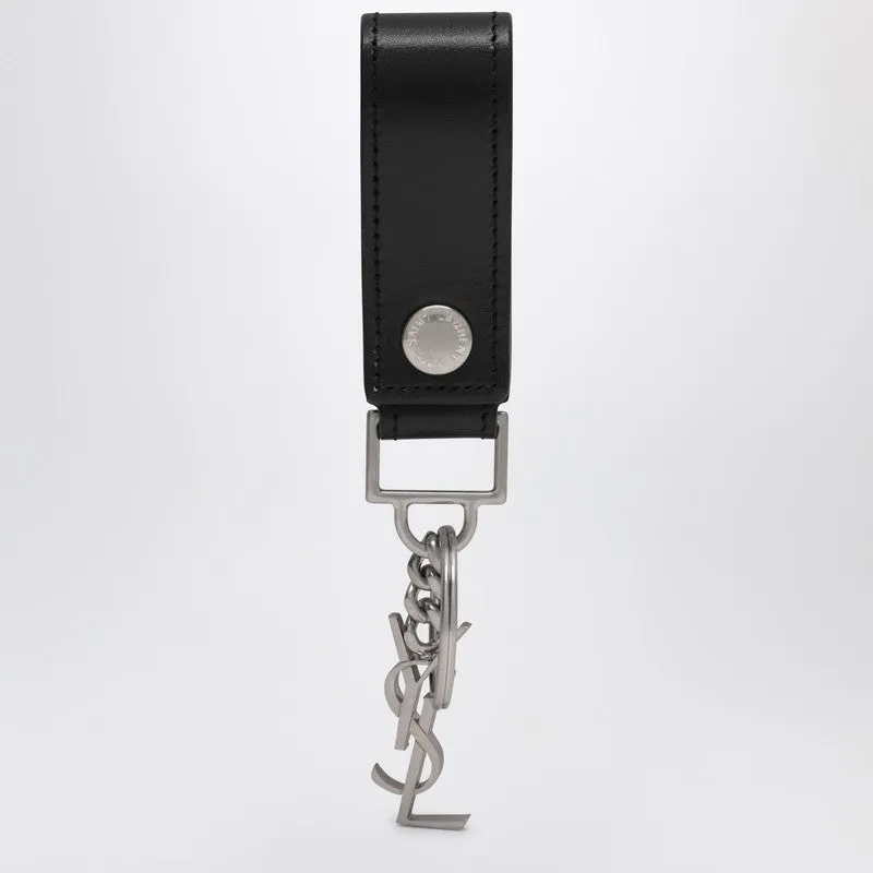 Cassandre Black Leather Keychain sold by Wanan Luxury