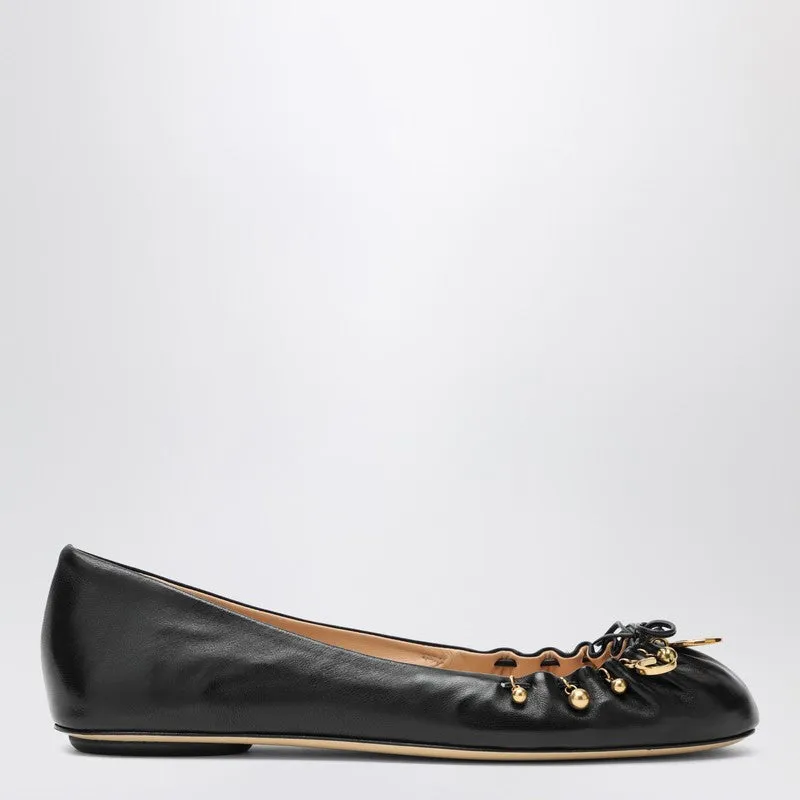 Chloé Black Charms Ballerinas sold by Wanan Luxury