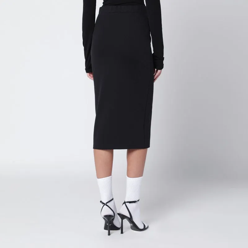 Black Pencil Skirt With Off Logo sold by Wanan Luxury product image thumbnail 2