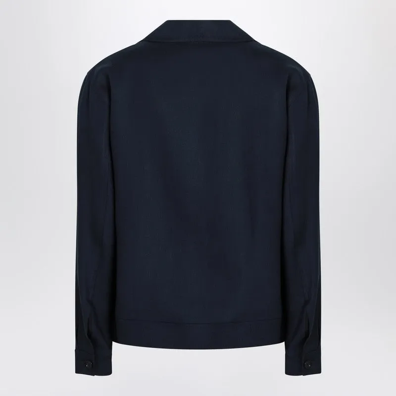 Blue Linen Jacket sold by Wanan Luxury product image thumbnail 2