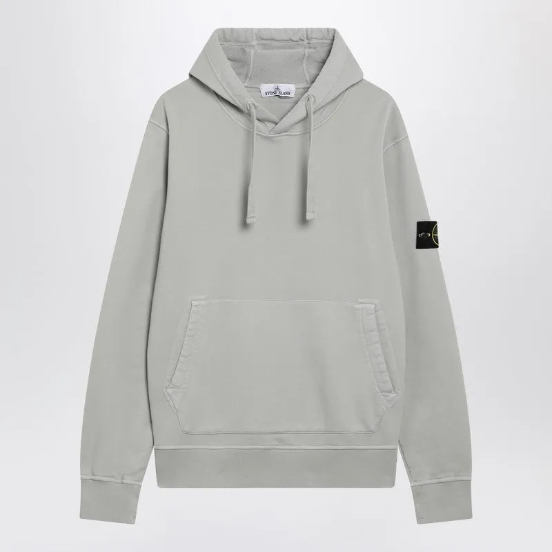 Pearl-Grey Cotton Hoodie sold by Wanan Luxury