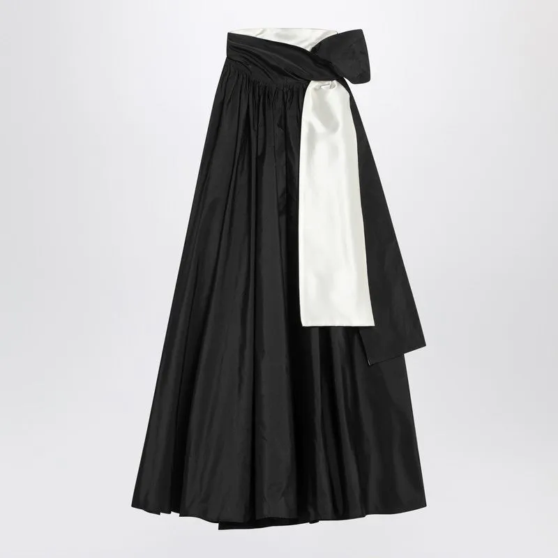 Sleeveless Dress In Black Taffeta sold by Wanan Luxury