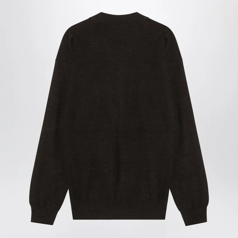 Cocoa Wool-Blend Cardigan sold by Wanan Luxury product image thumbnail 2