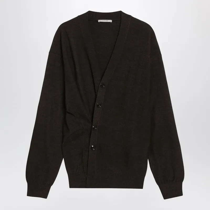 Cocoa Wool-Blend Cardigan sold by Wanan Luxury