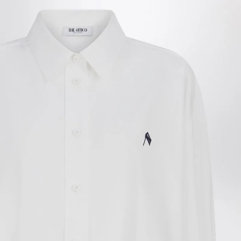 Oversized White Cotton Shirt sold by Wanan Luxury product image thumbnail 2
