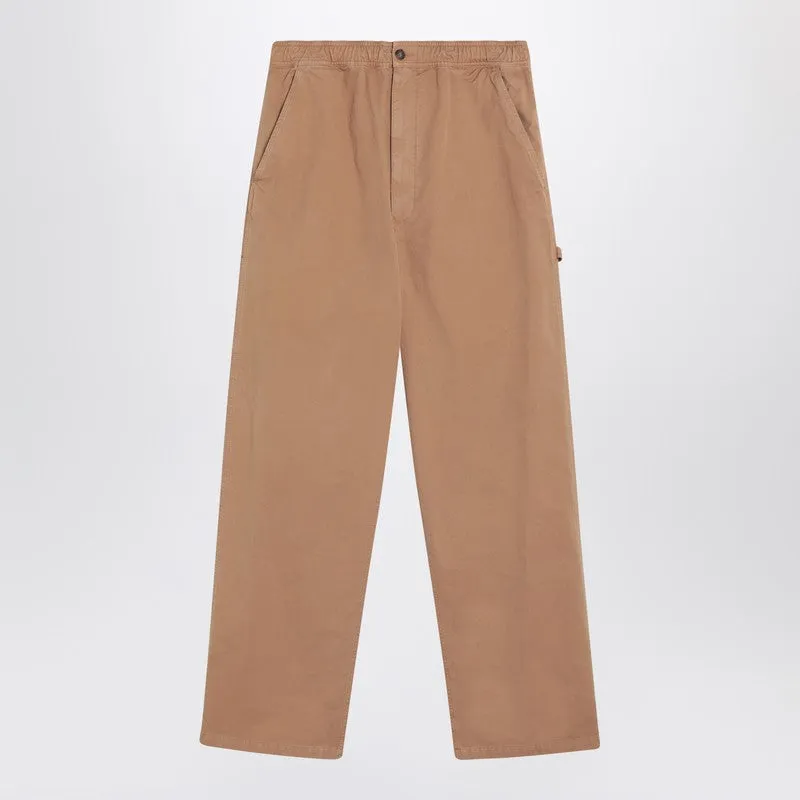 Baggy/Loose Ochre Cotton Pants made by Maison Margiela
