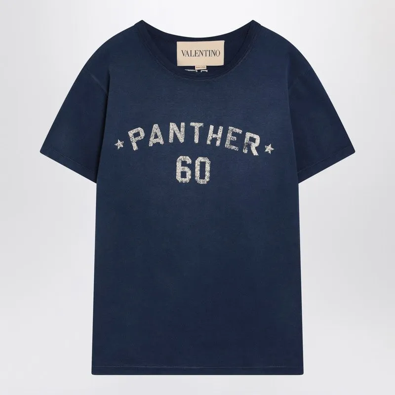 Blue T-Shirt Chez Valentino sold by Wanan Luxury