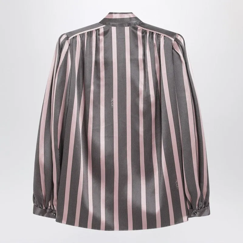 Striped Crepe De Chine Shirt sold by Wanan Luxury product image thumbnail 2