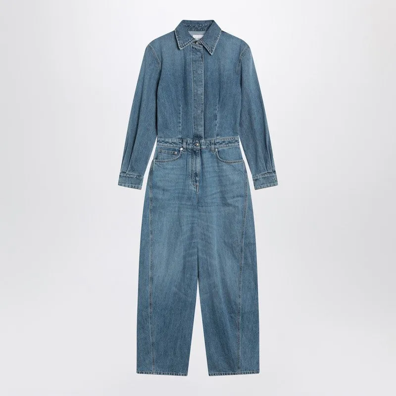 Light Blue Denim Jumpsuit sold by Wanan Luxury