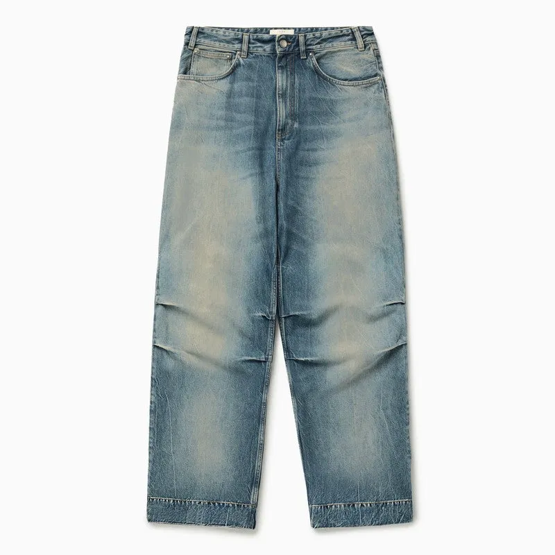 Y2 K Denim Pants Blue sold by Wanan Luxury