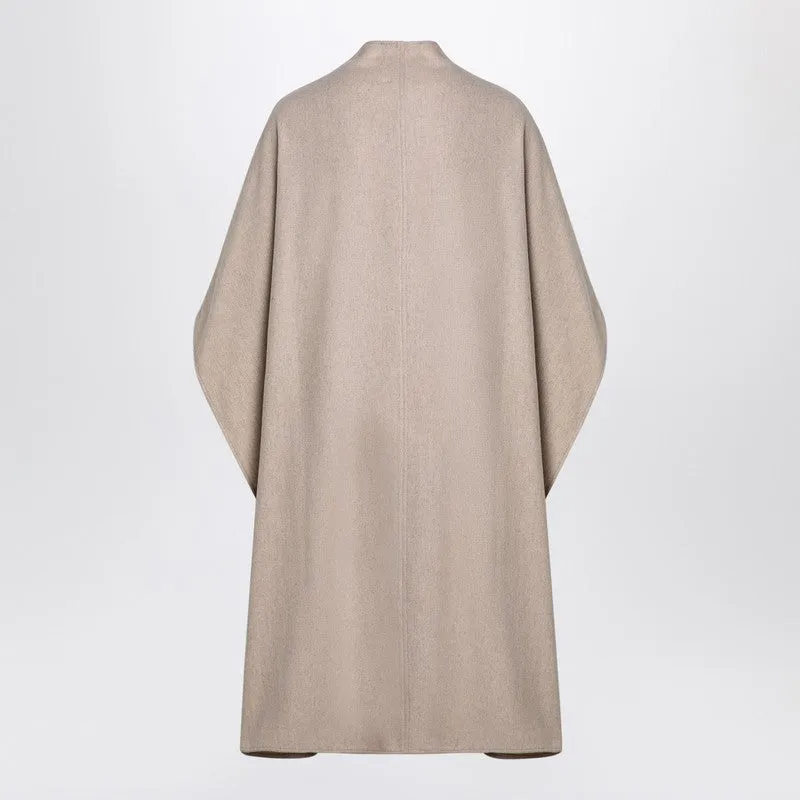 Beige Wool-Blend Cape sold by Wanan Luxury product image thumbnail 2
