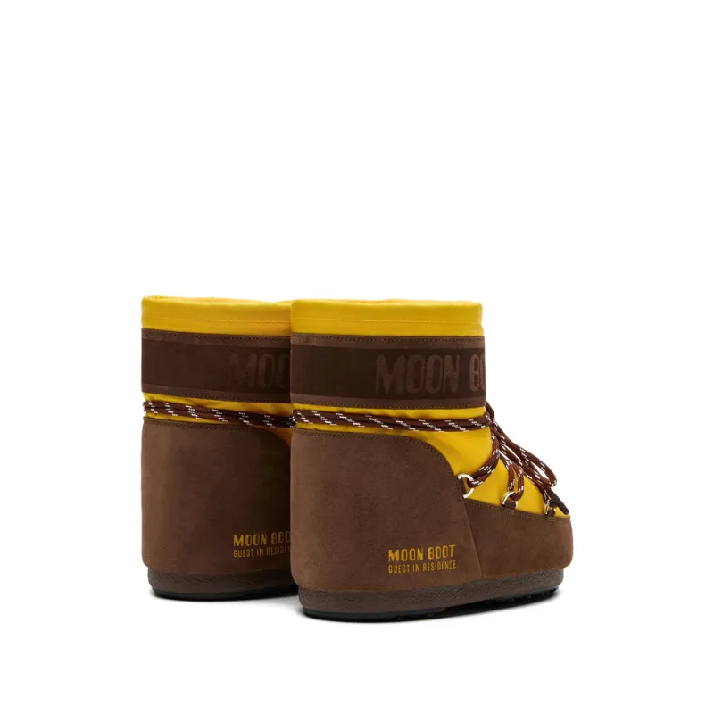 Shoes Brown, Yellow made by Wanan Luxury