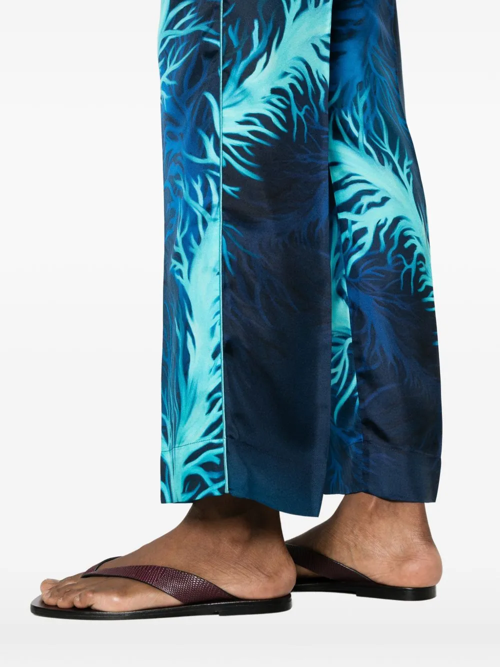 Printed Silk Trousers sold by Wanan Luxury product image thumbnail 5