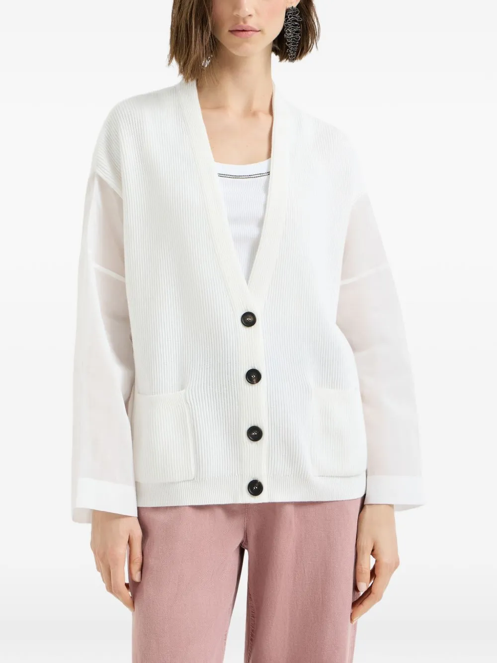 Cotton Cardigan sold by Wanan Luxury product image thumbnail 5
