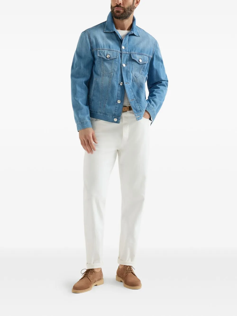 Suede Leather Sneakers sold by Wanan Luxury product image thumbnail 3