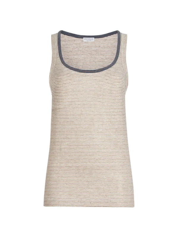 Linen Tank Top sold by Wanan Luxury