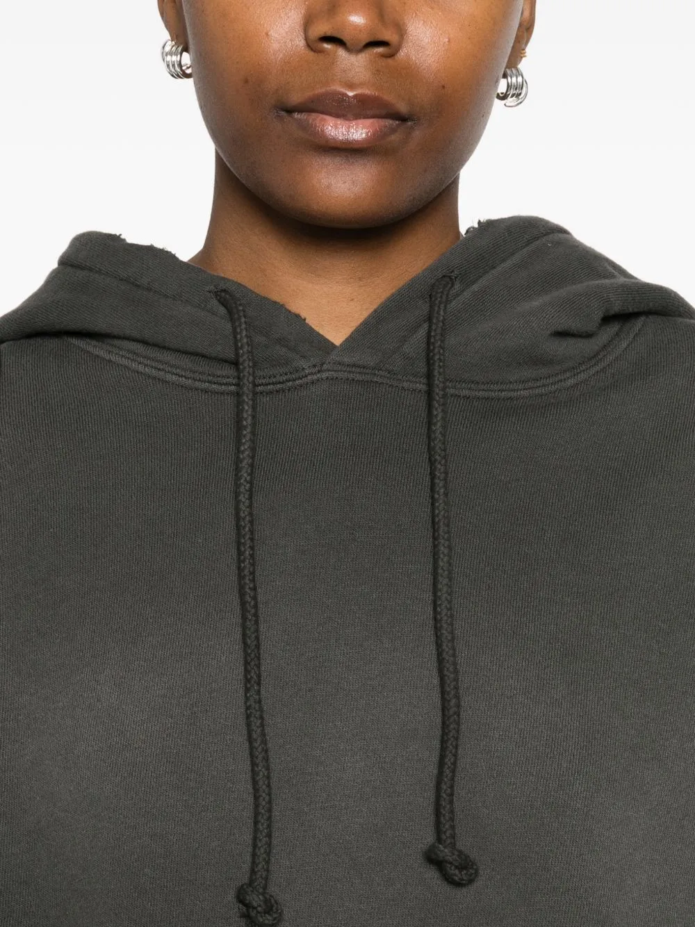 Cotton Cropped Hoodie sold by Wanan Luxury product image thumbnail 4