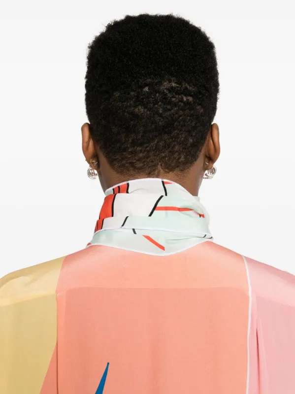 Printed Silk Dress sold by Wanan Luxury