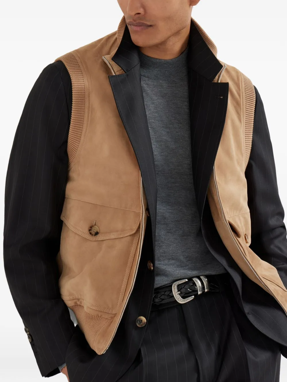 Leather Vest sold by Wanan Luxury product image thumbnail 3