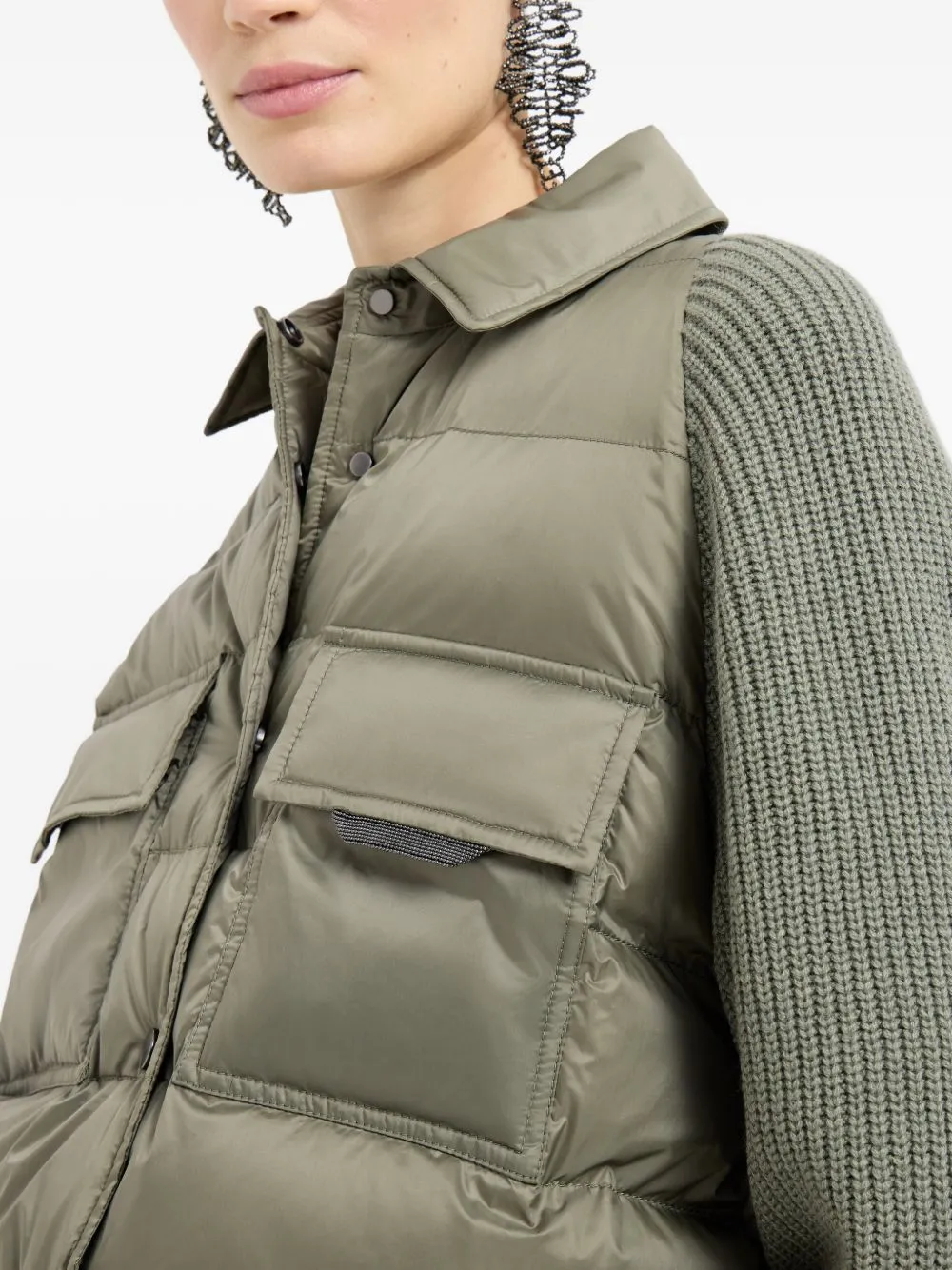 Nylon Short Down Jacket sold by Wanan Luxury product image thumbnail 4