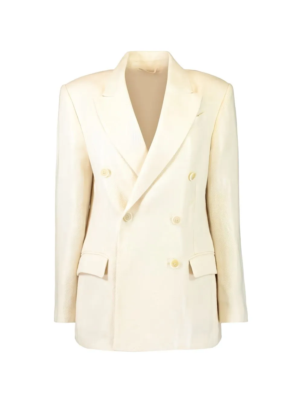 Linen Double-Breasted Jacket sold by Wanan Luxury