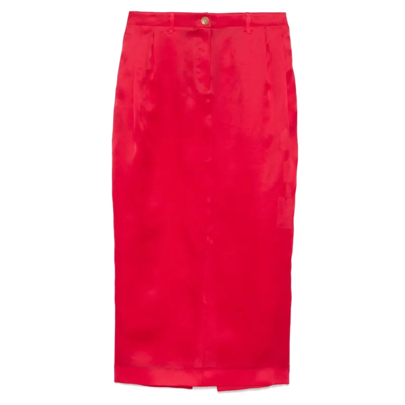Skirts Red made by KHAITE