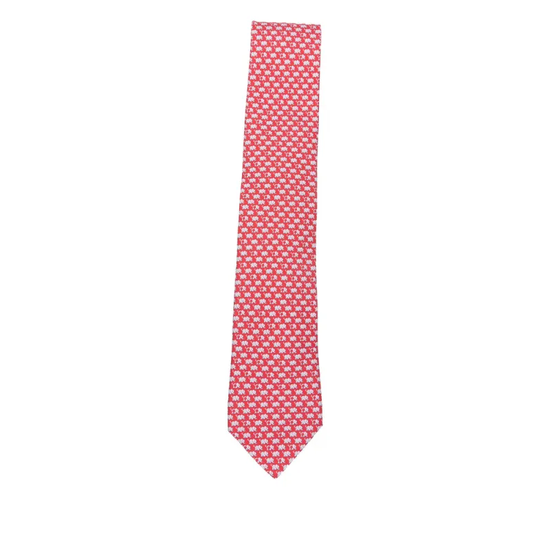Ties Red, Gray made by Salvatore Ferragamo