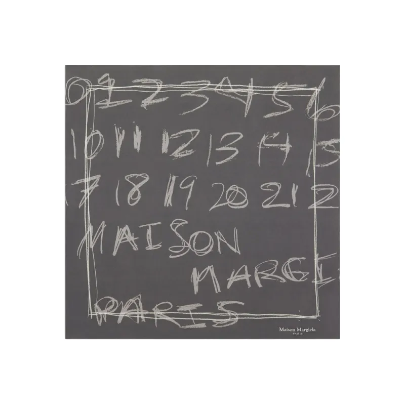 Scarves Gray made by Maison Margiela