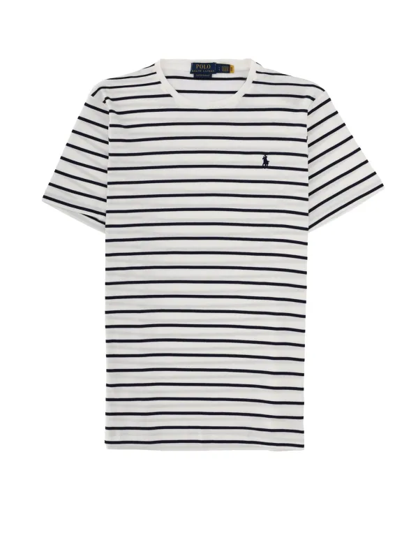 Cotton T-Shirt With Striped Pattern made by Polo by Ralph Lauren