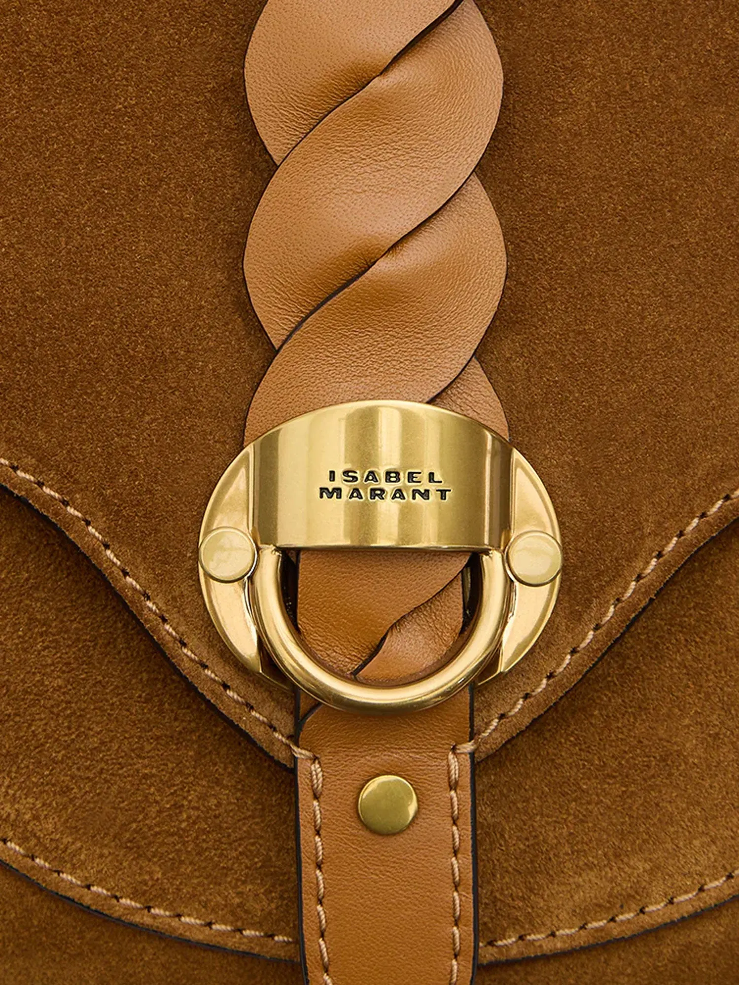 Altay Suede Crossbody Bag sold by Wanan Luxury product image thumbnail 3