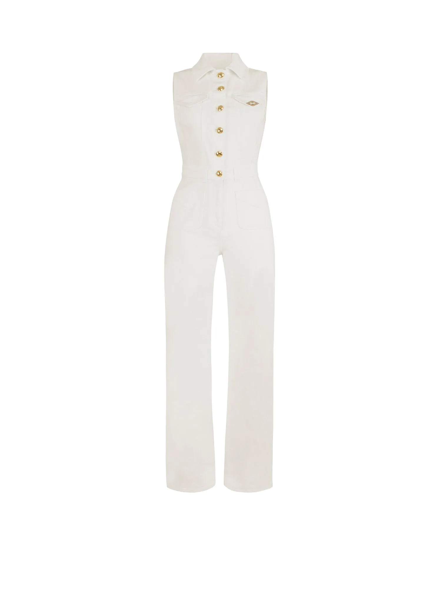 Stretch Cotton Jumpsuit sold by Wanan Luxury