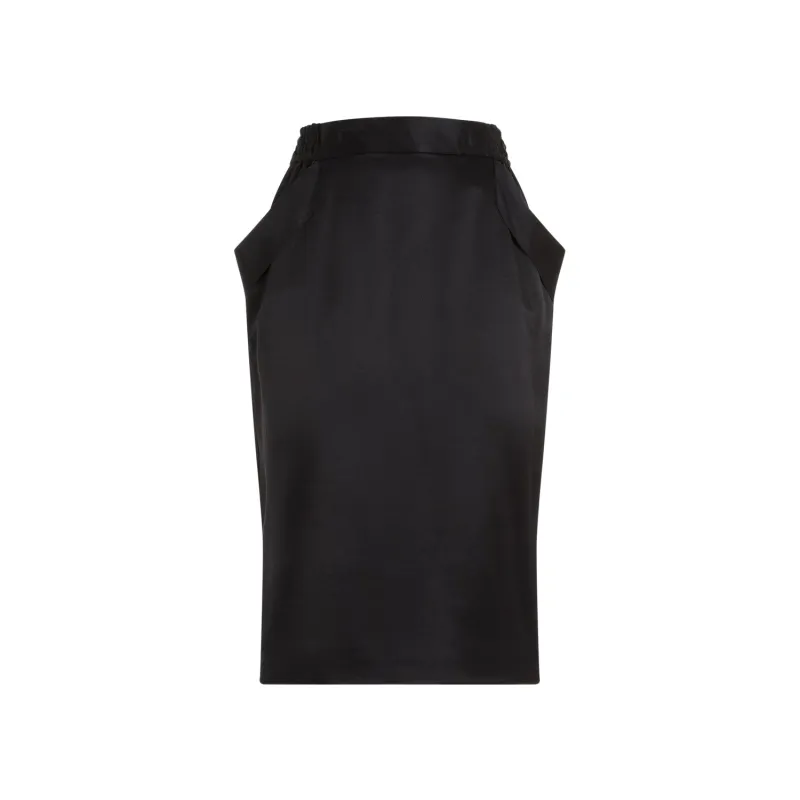 Midi Skirts Black sold by Wanan Luxury