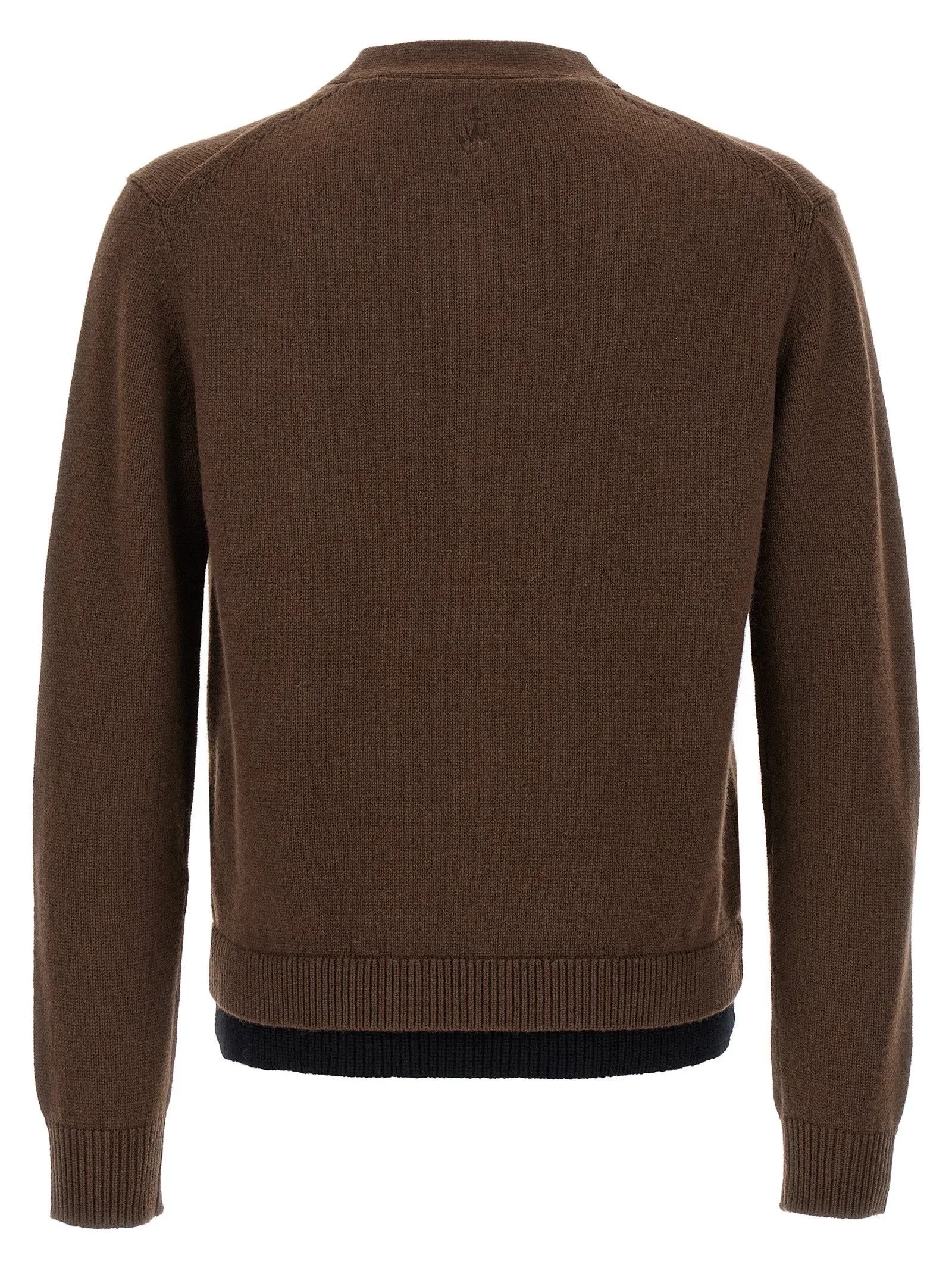 Contrast Layered Sweaters And Cardigans Brown sold by Wanan Luxury product image thumbnail 2