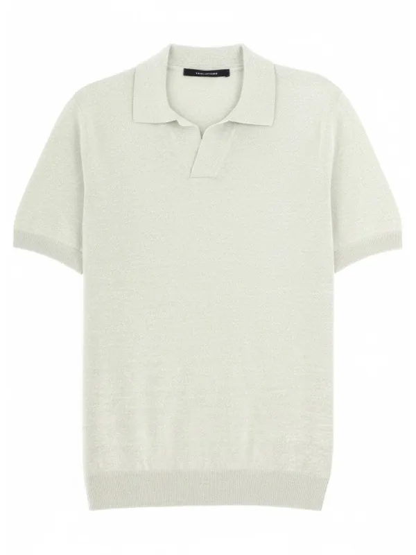 Linen Polo. made by Tagliatore
