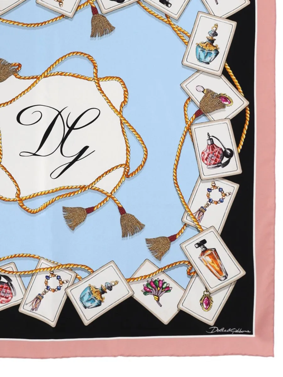 Printed Silk Scarf sold by Wanan Luxury product image thumbnail 2