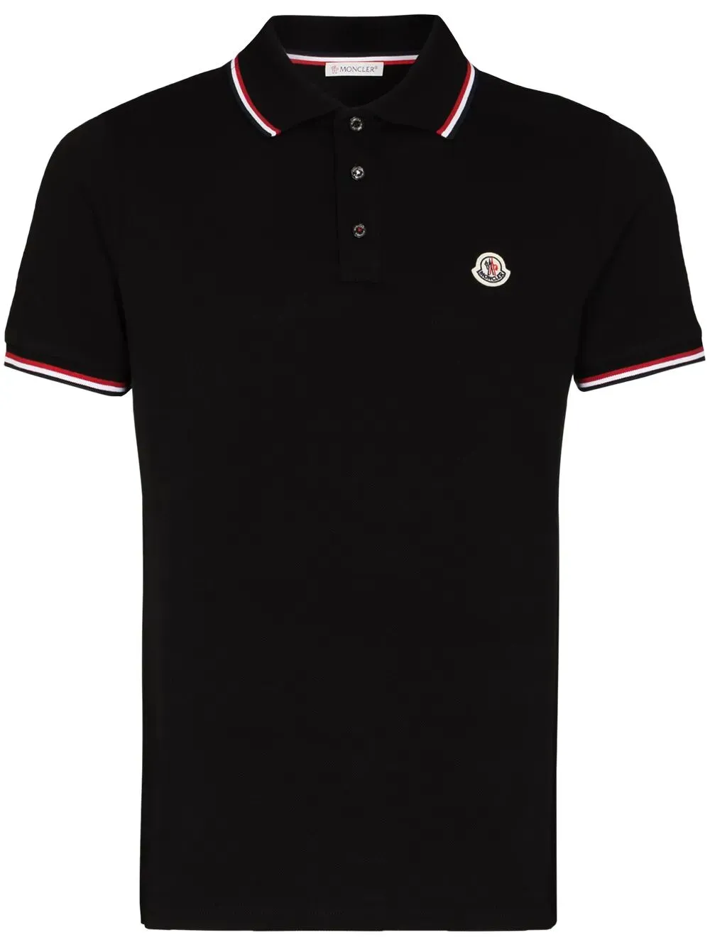 Tricolour-Trimmed Cotton PiquÉ Polo Shirt sold by Wanan Luxury
