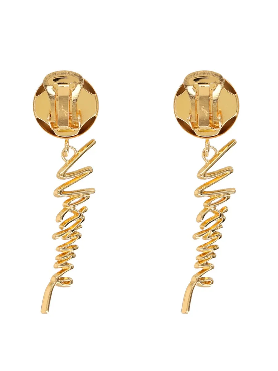 Logo Earrings sold by Wanan Luxury product image thumbnail 2