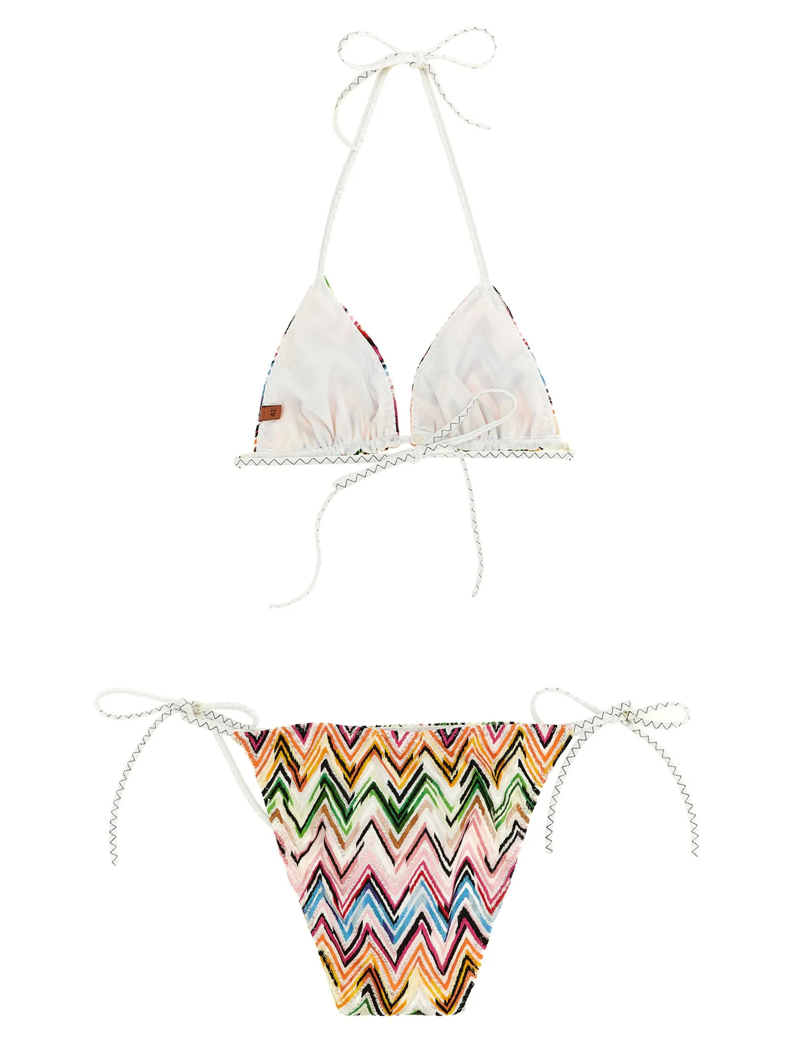 Zigzag Lace Bikini Beachwear Multicolor sold by Wanan Luxury product image thumbnail 2