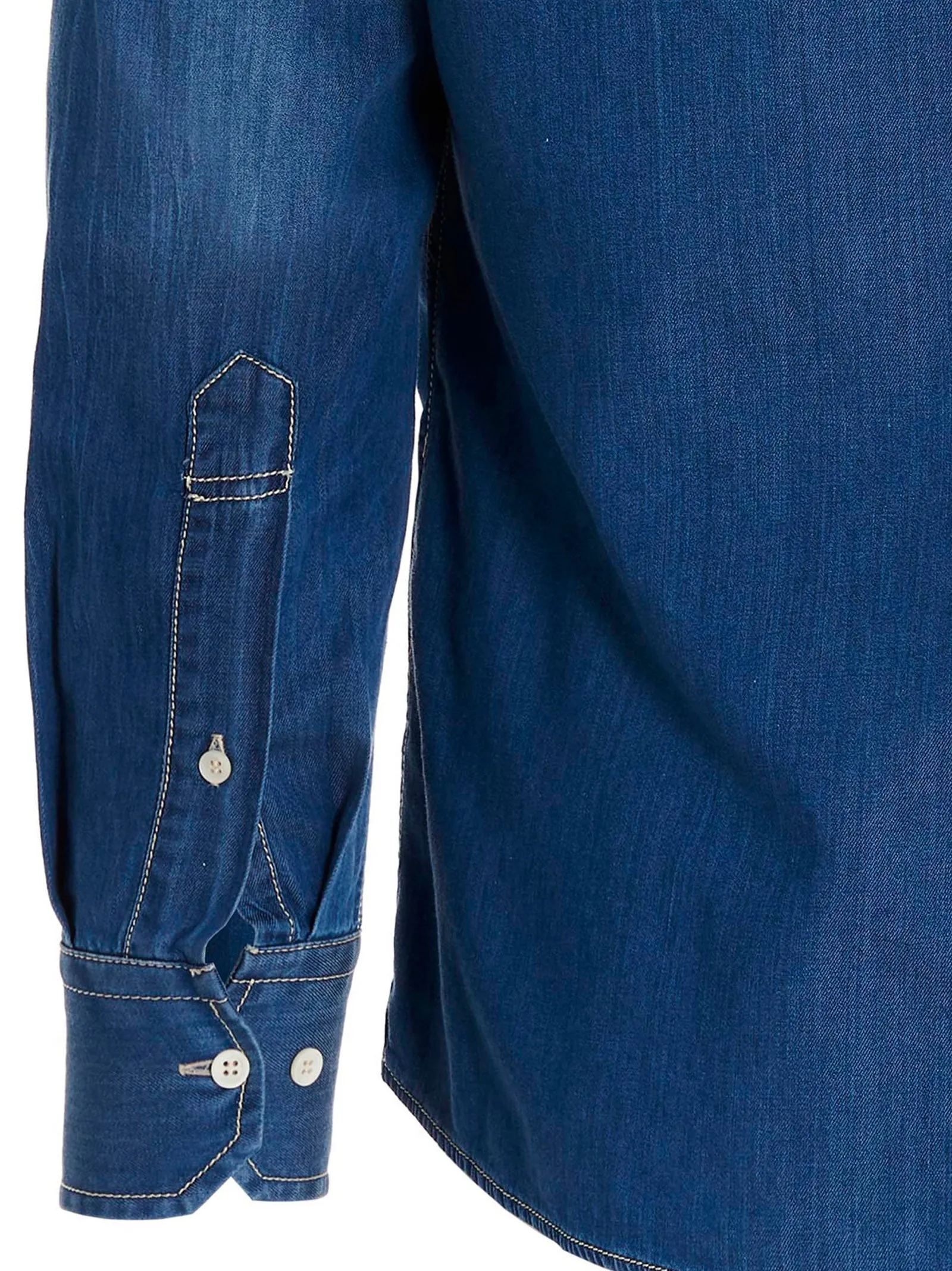 Texan Shirt Shirt And Blouse Blue sold by Wanan Luxury product image thumbnail 4