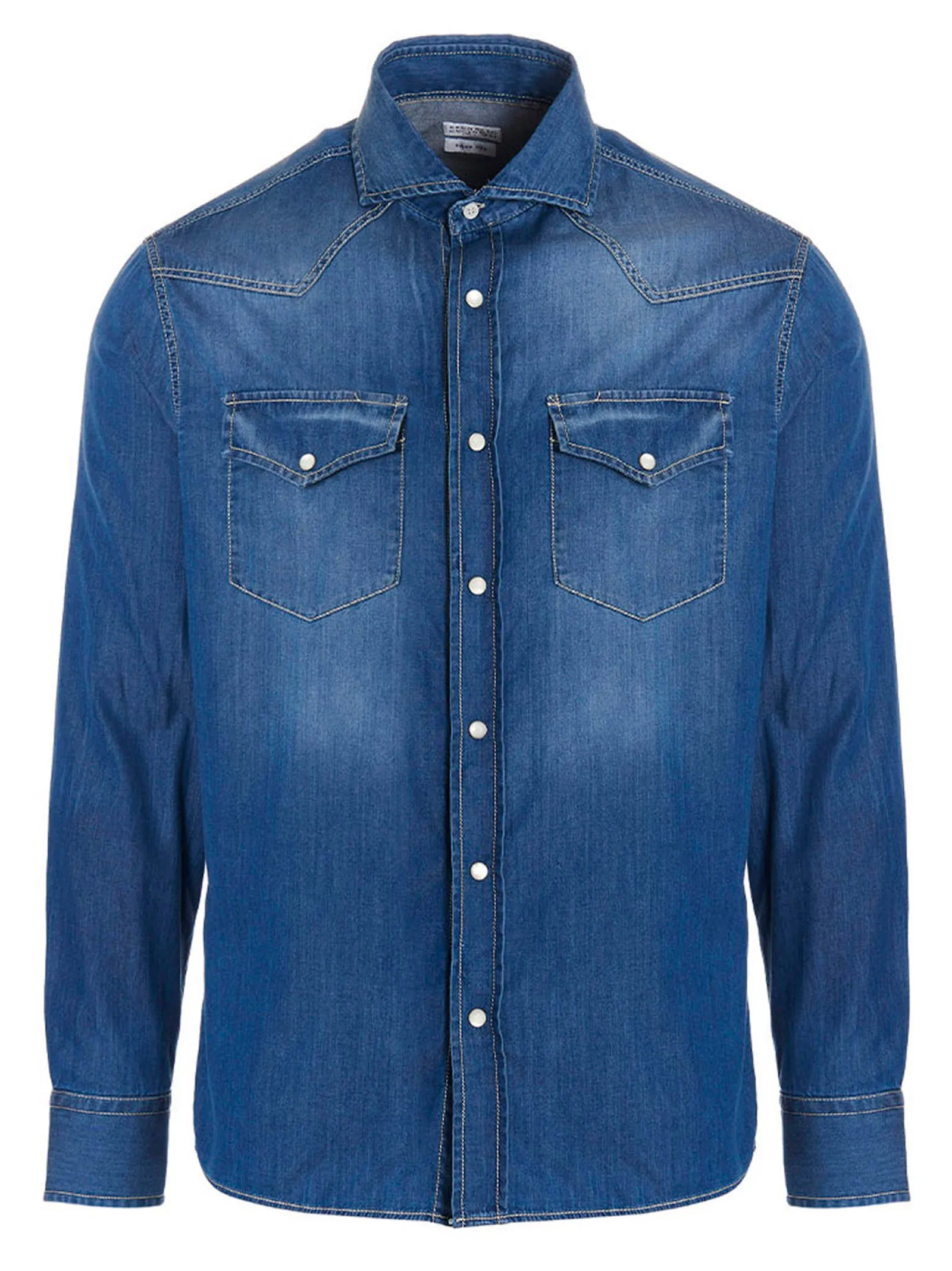 Texan Shirt Shirt And Blouse Blue sold by Wanan Luxury