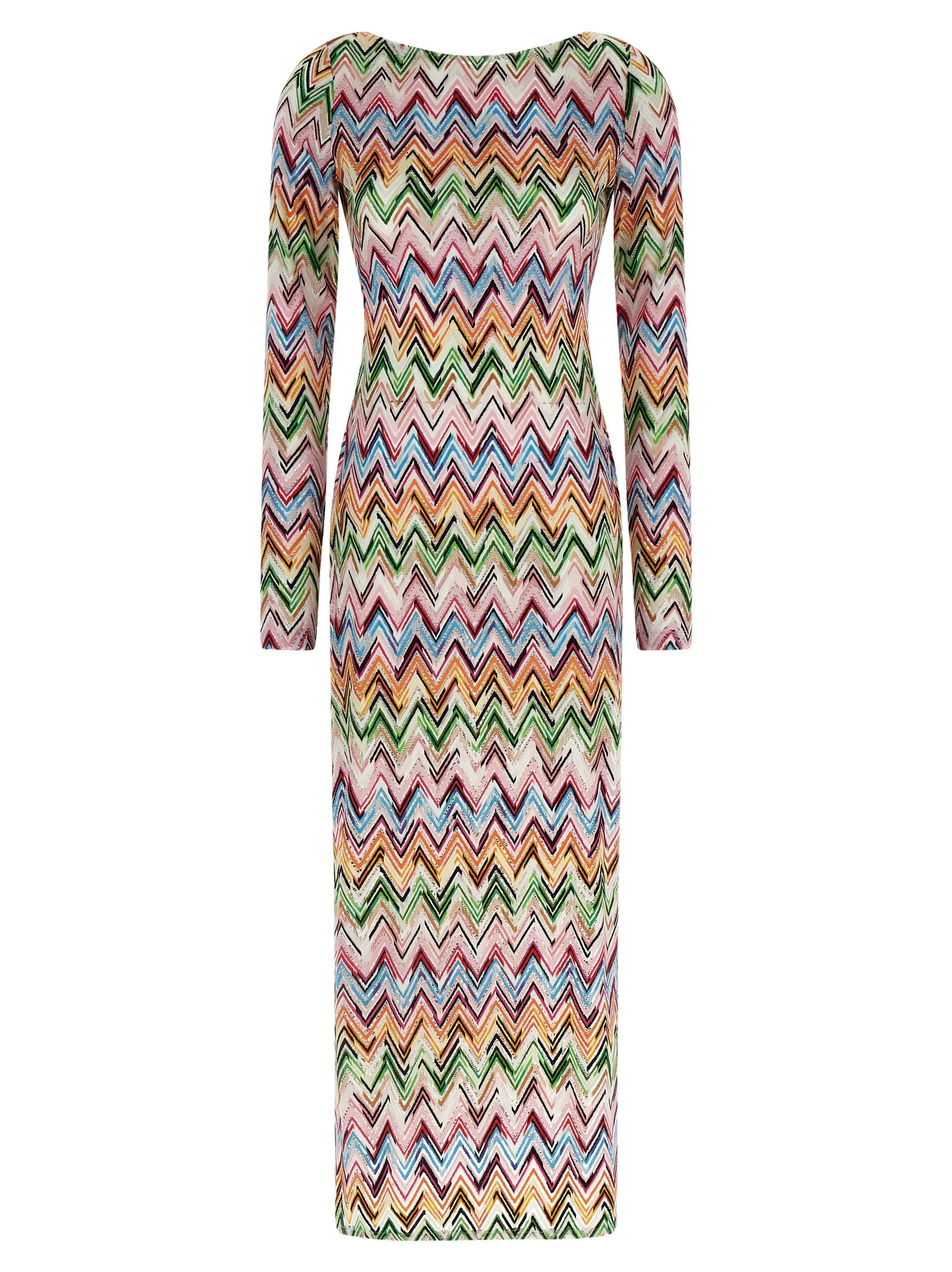 Zig Zag Lace Dress Dresses Multicolor sold by Wanan Luxury