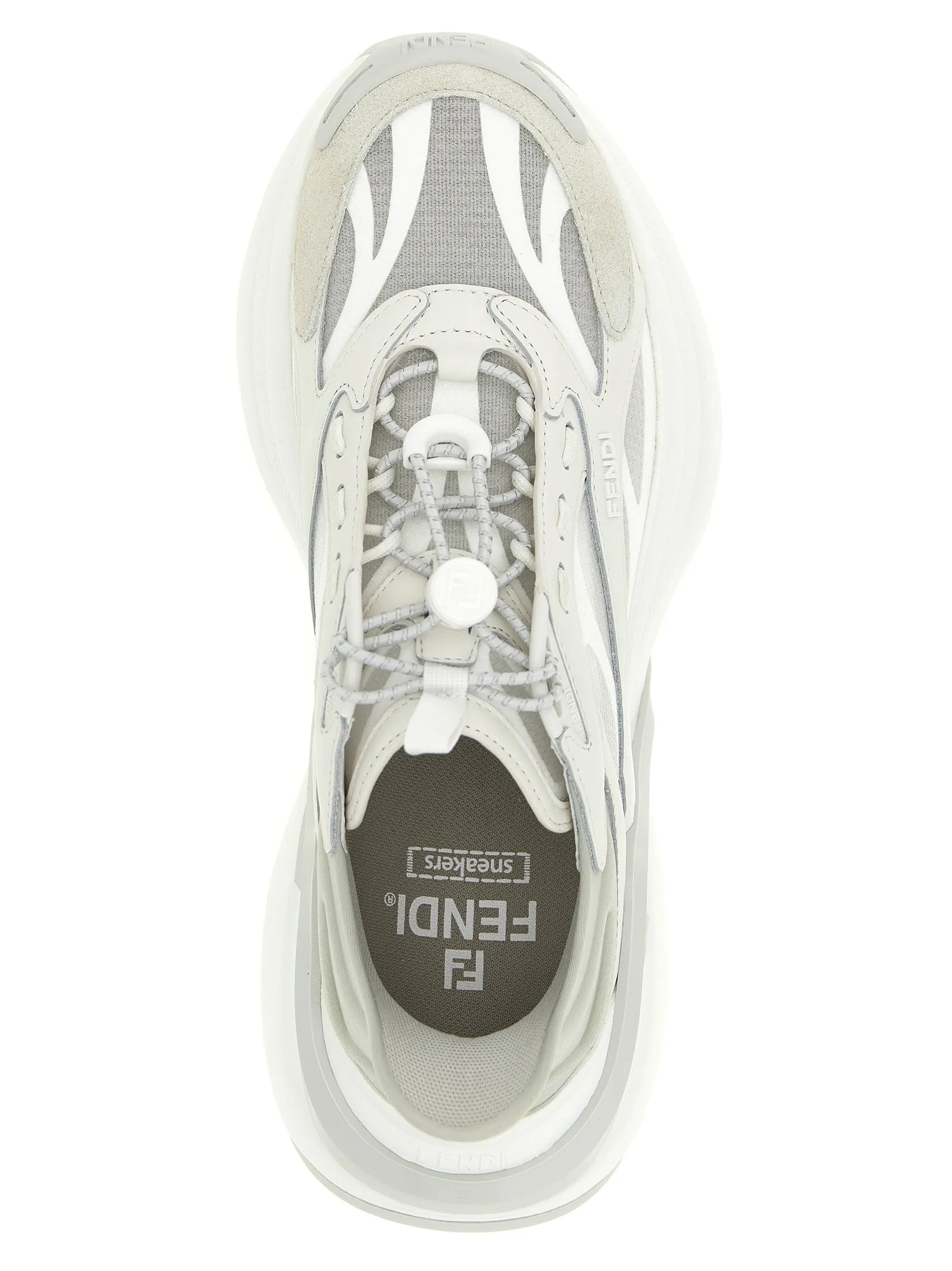 Fendi F-Light Sneakers Gray sold by Wanan Luxury product image thumbnail 4