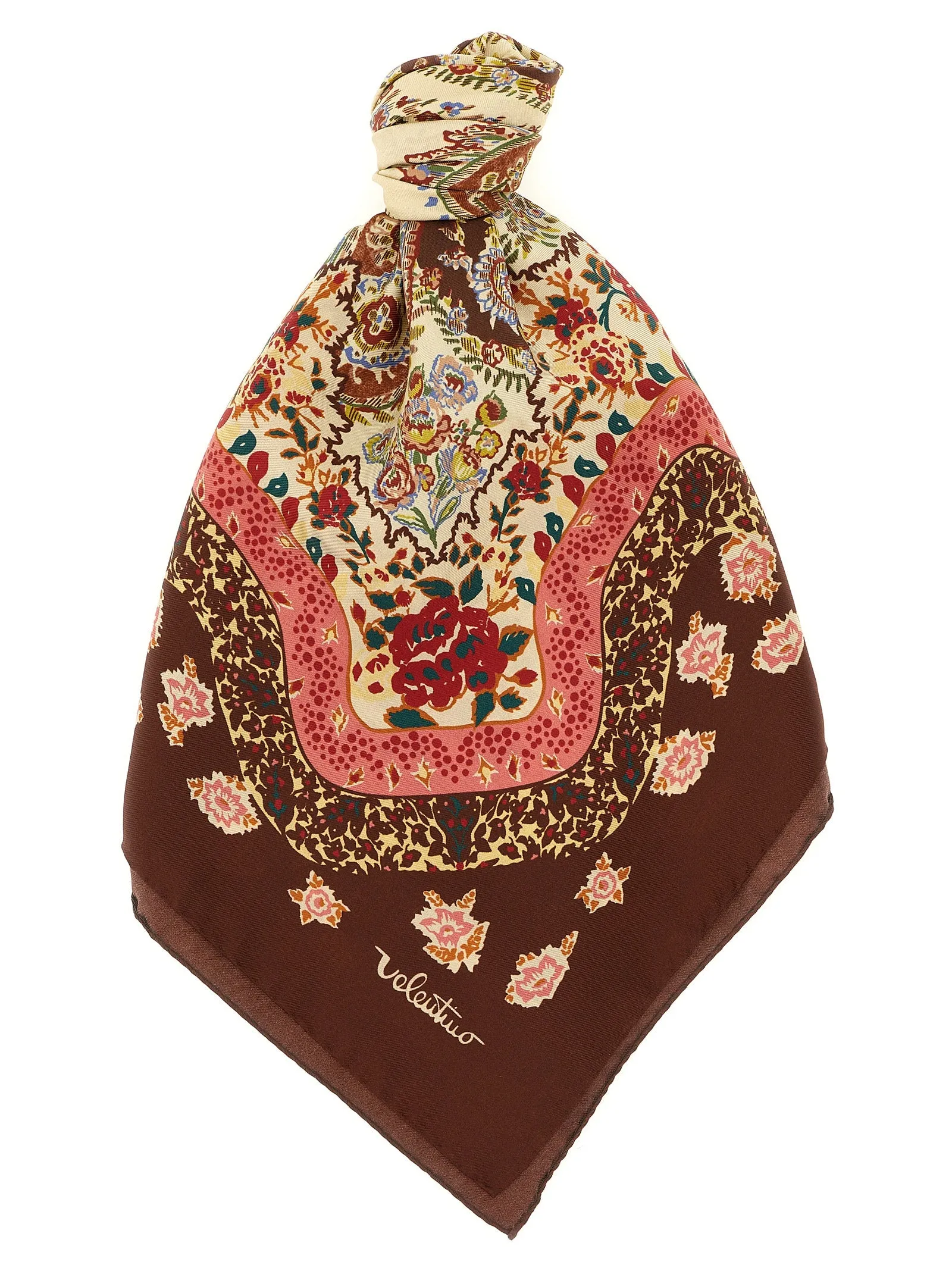 Shawls Scarves And Foulards Brown sold by Wanan Luxury